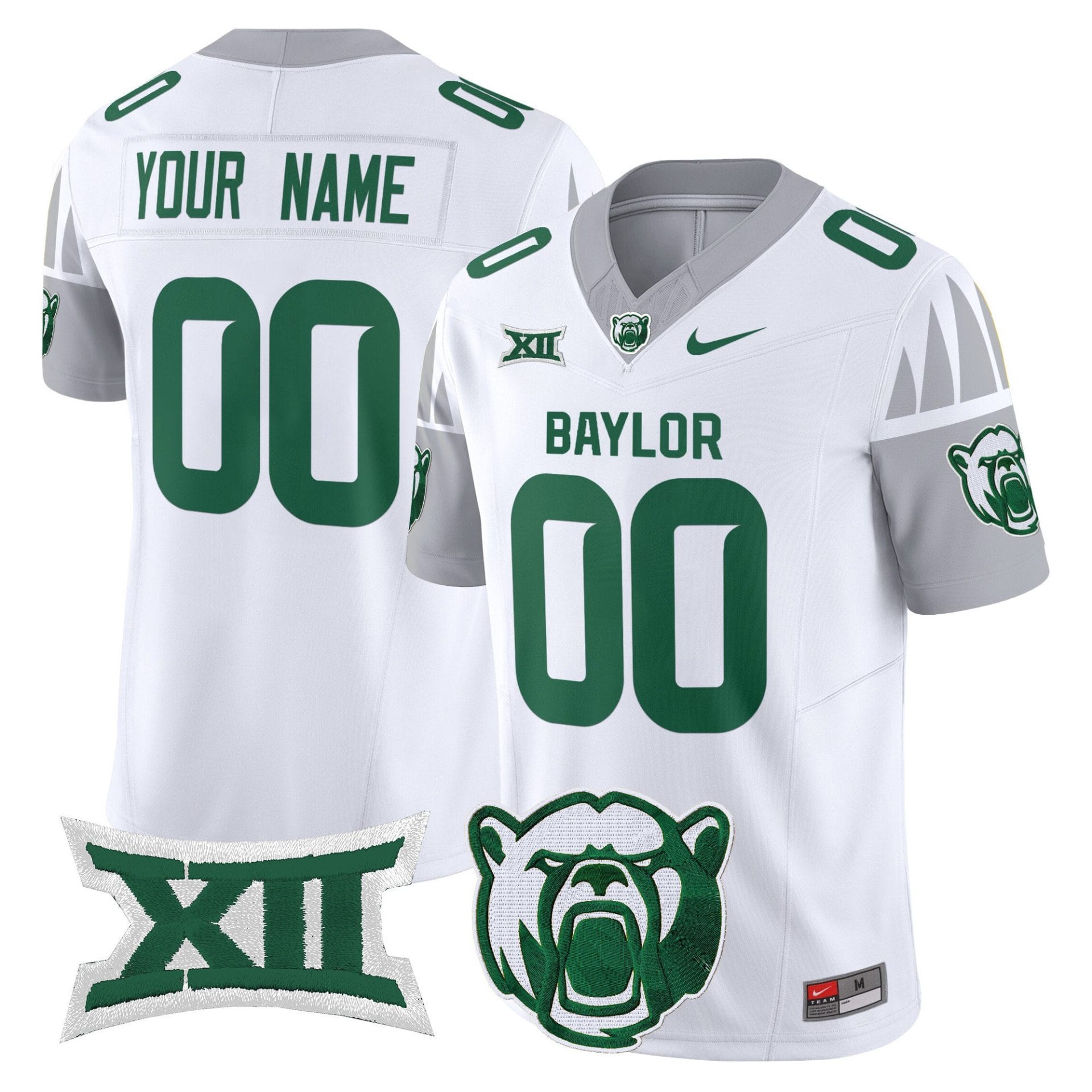 Custom Baylor Bears Jersey Name, Number 2025 V2 Stitched Football - Image 2