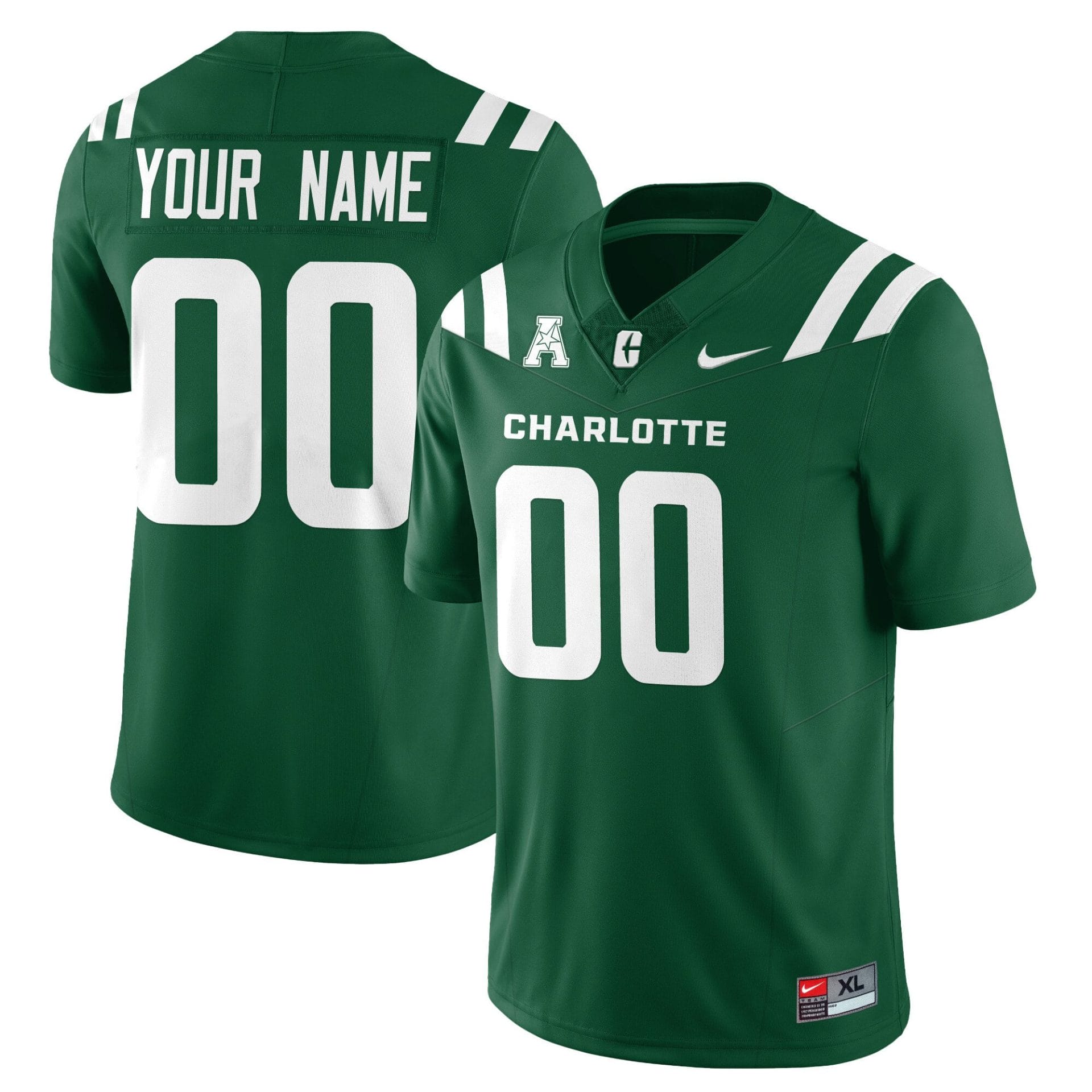 Custom Charlotte 49ers Jersey Name, Number Football 2025 Limited Stitched Football