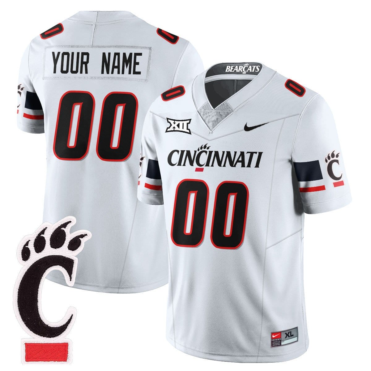 Custom Cincinnati Bearcats Jersey Name, Number Football 2025 Football Stitched - Image 2