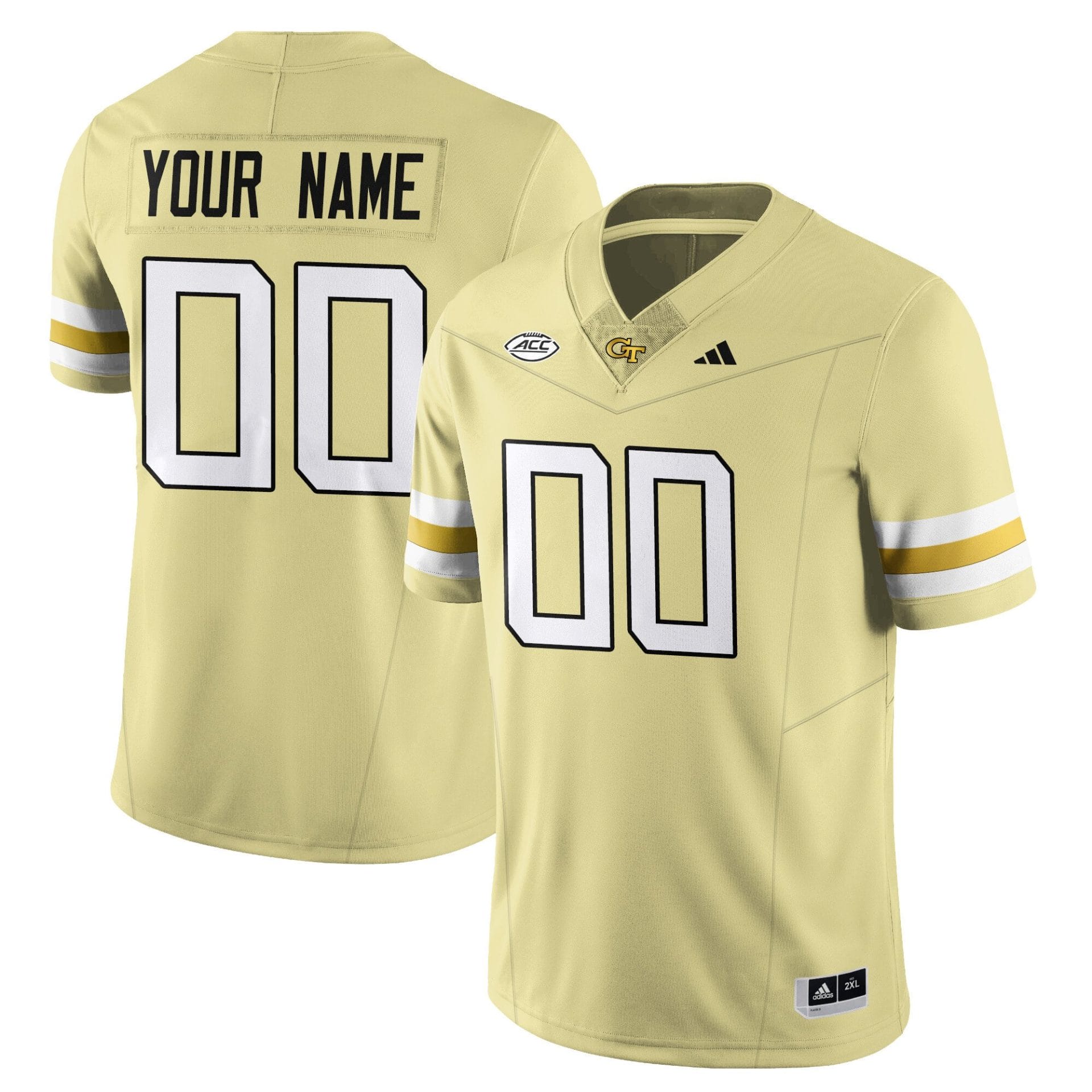 Custom Georgia Tech Yellow Jackets Jersey 2025 Vapor Limited Football Stitched - Image 3