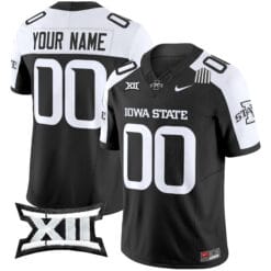 Custom Iowa State Cyclones Jersey Name, Number 2025 Stitched Football
