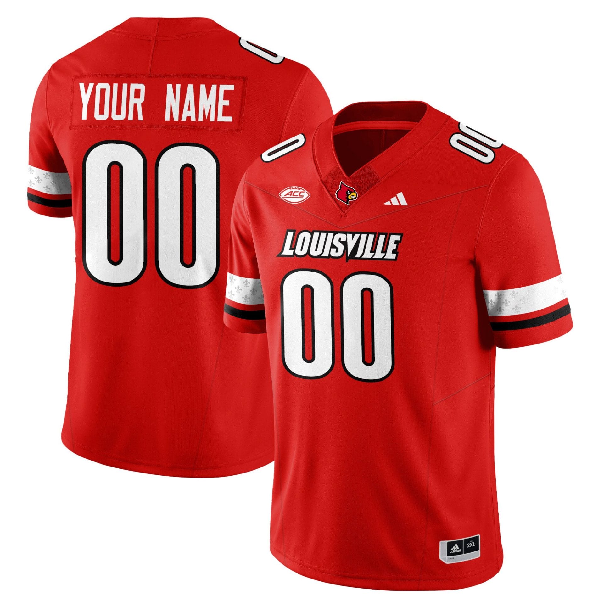 Custom Louisville Jersey Name, Number 2025 Vapor Limited Stitched Football