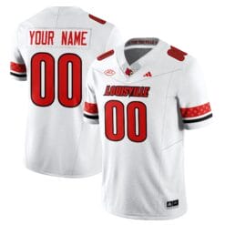 Alternative view of Custom Louisville Cardinals Jersey Name, Number 2025 Vapor Limited Stitched Football