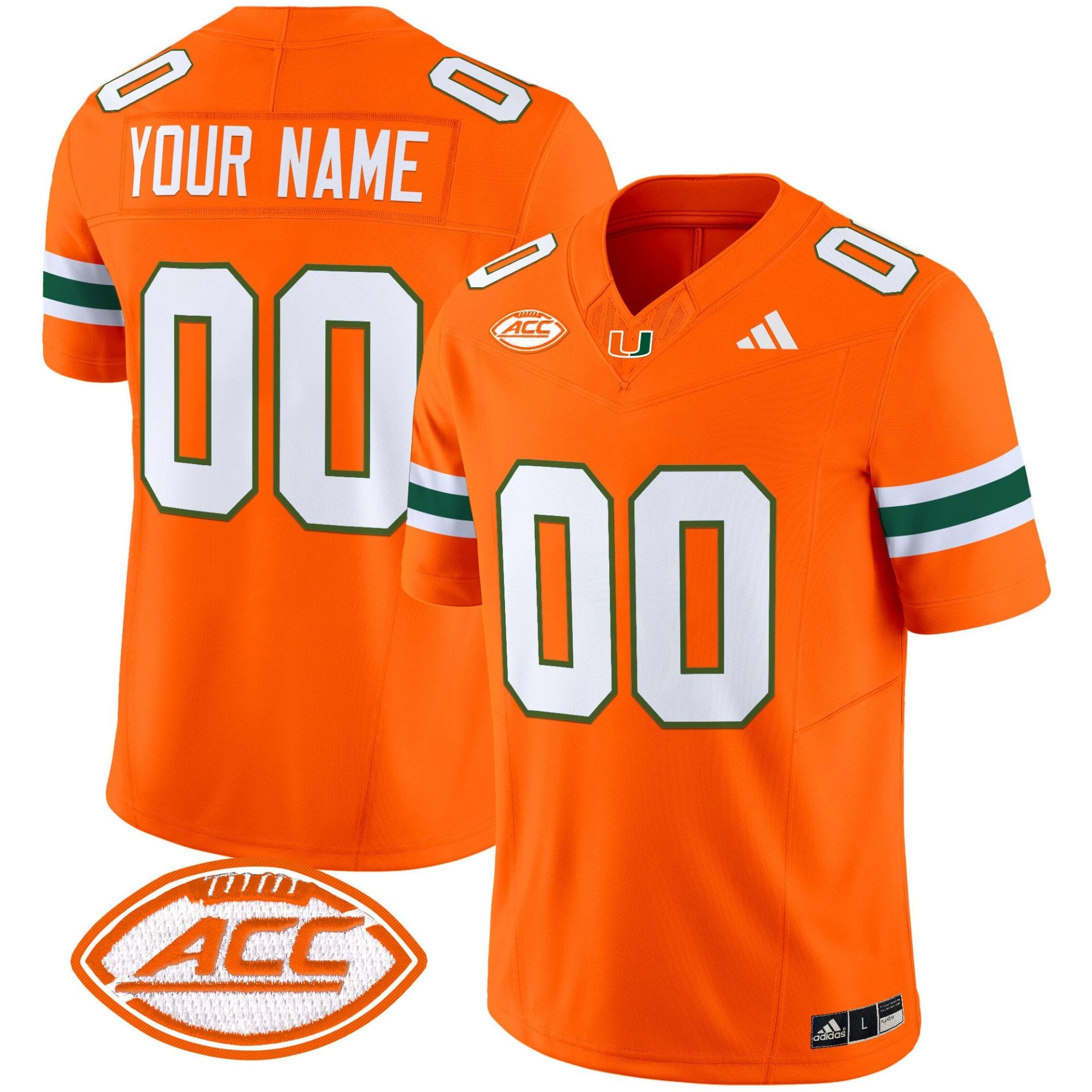Custom Miami Hurricanes Jersey Name, Number 2025 Limited Football Stitched - Image 2