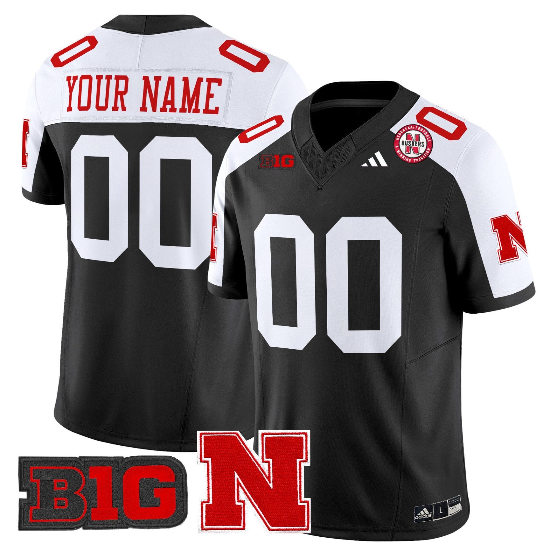Custom Nebraska Cornhuskers Jersey Name, Number 2025 Stitched Football