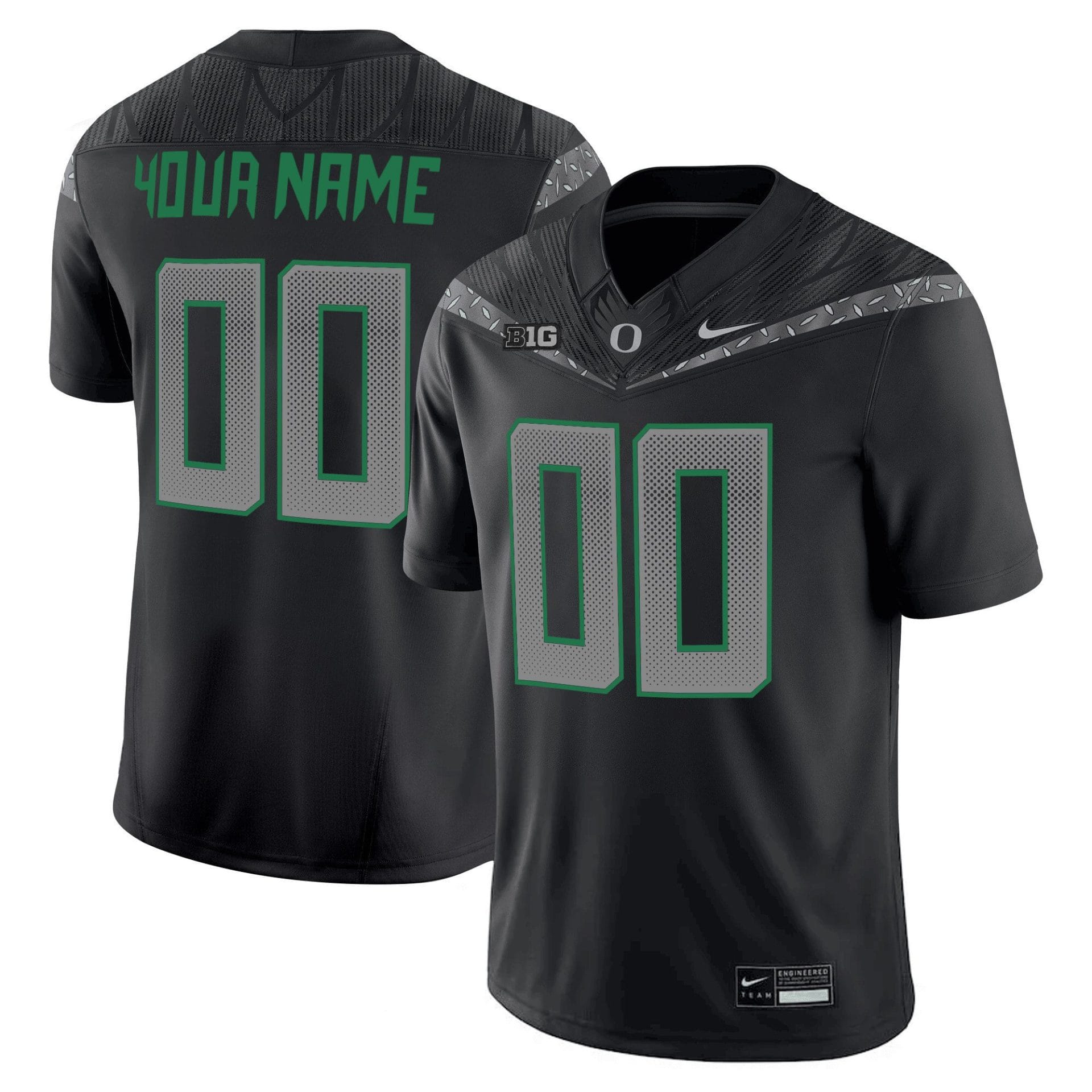 Custom Oregon Ducks Jersey Name, Number 2025 Vapor Limited V2 Stitched Football