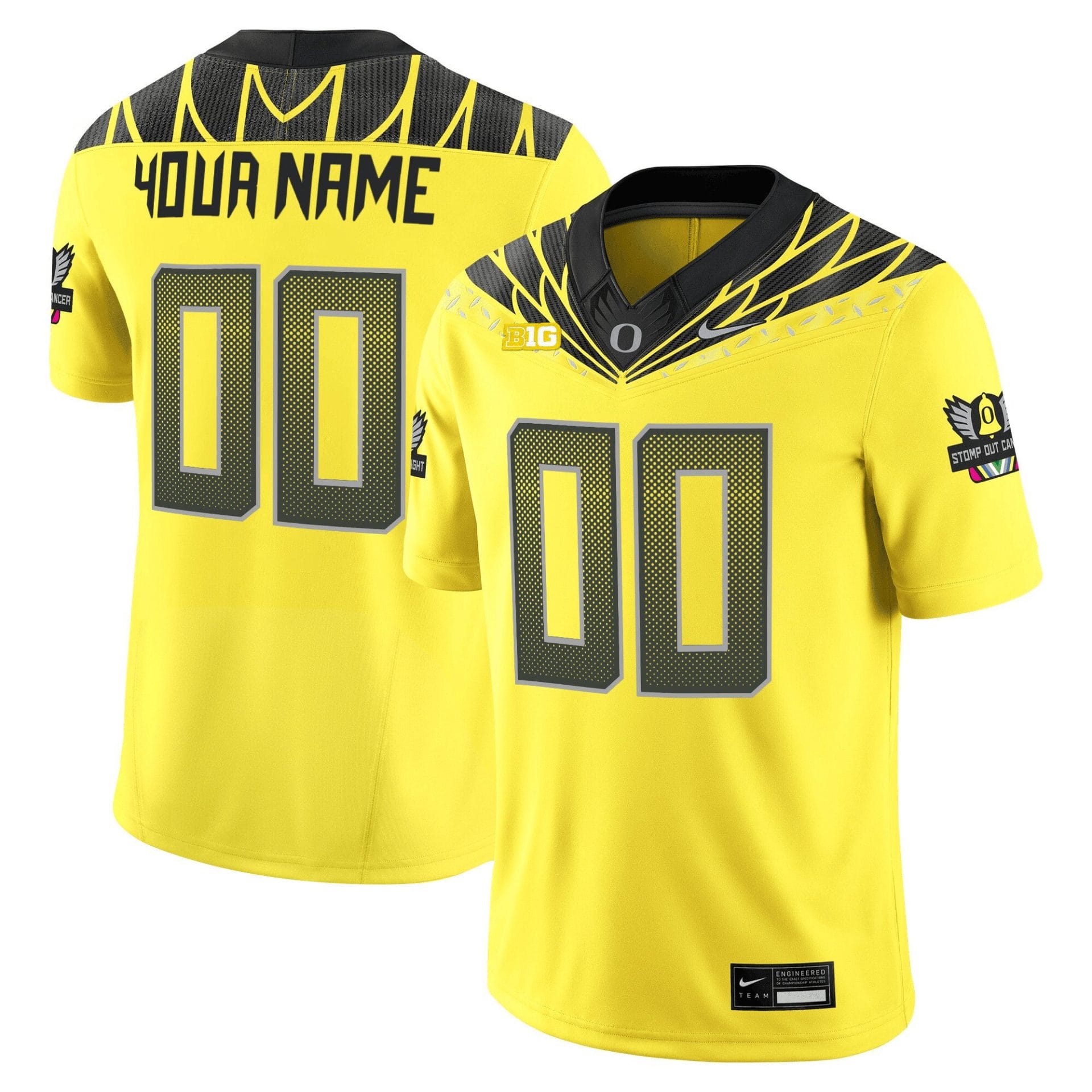 Custom Oregon Ducks Jersey Name, Number 2025 Vapor Limited V2 Stitched Football - Image 4