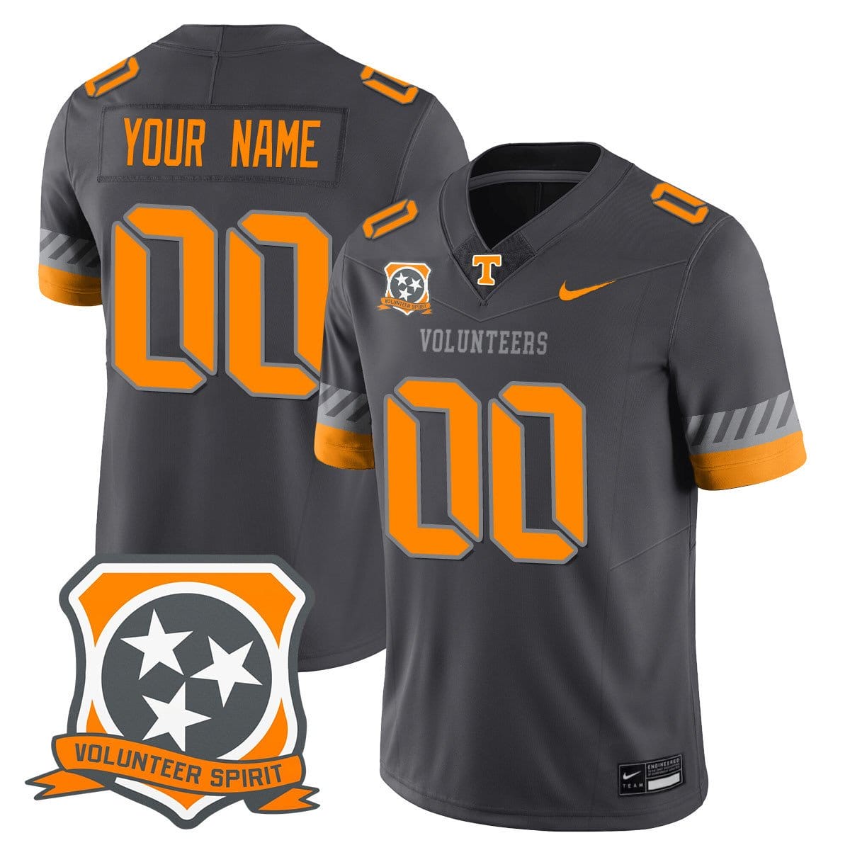 Custom Tennessee Volunteers Jersey Name, Number 2025 Spirit Stitched Football - Image 3