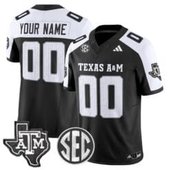 Custom Texas A&M Aggies Jersey Name, Number 2025 Vapor Stitched Football