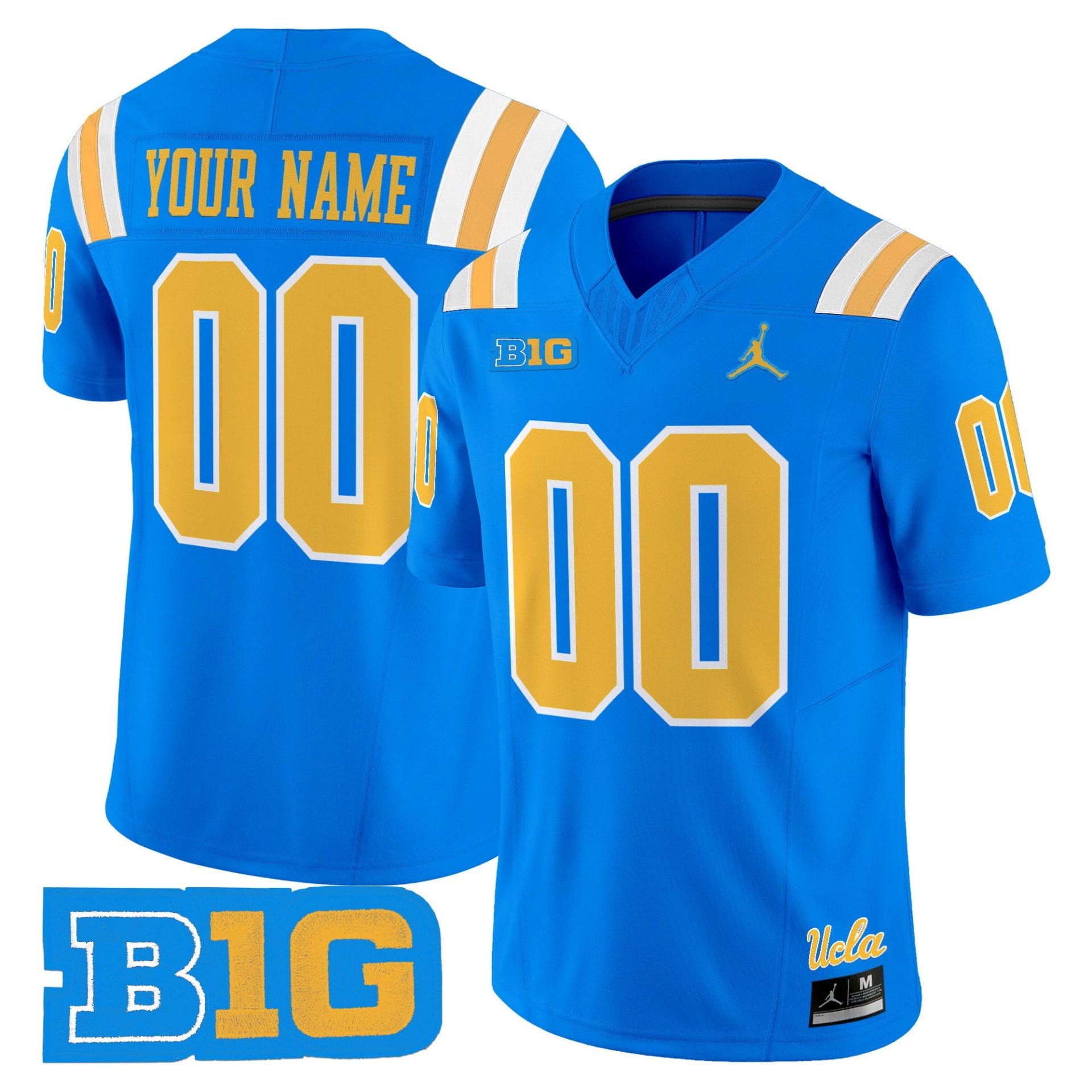 Custom UCLA Bruins Jersey Name, Number 2025 Vapor Limited Stitched Football - Image 4
