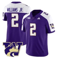 Demond Williams Jr Jersey #2 Washington Husky Football 2025 Stitched Football