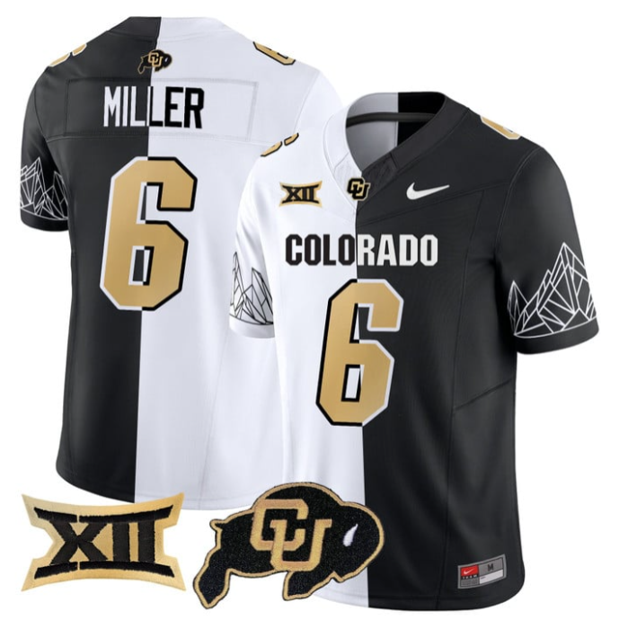 Drelon Miller Jersey #6 Colorado Buffaloes 2025 Limited V2 Stitched Football - Image 3