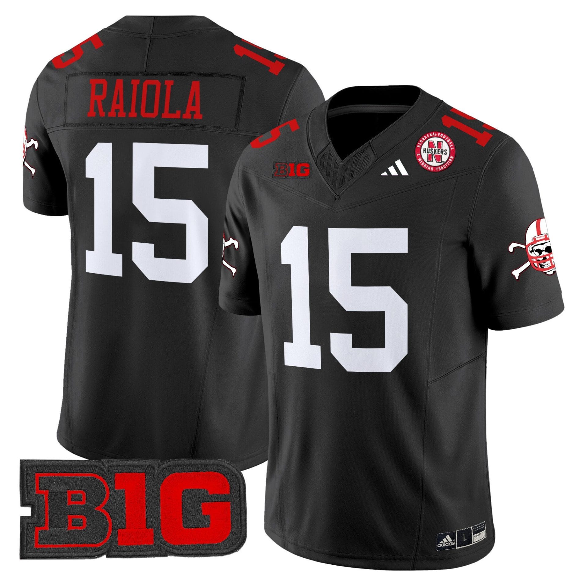 Dylan Raiola Jersey #15 Nebraska Cornhuskers 2025 Stitched Football - Image 5
