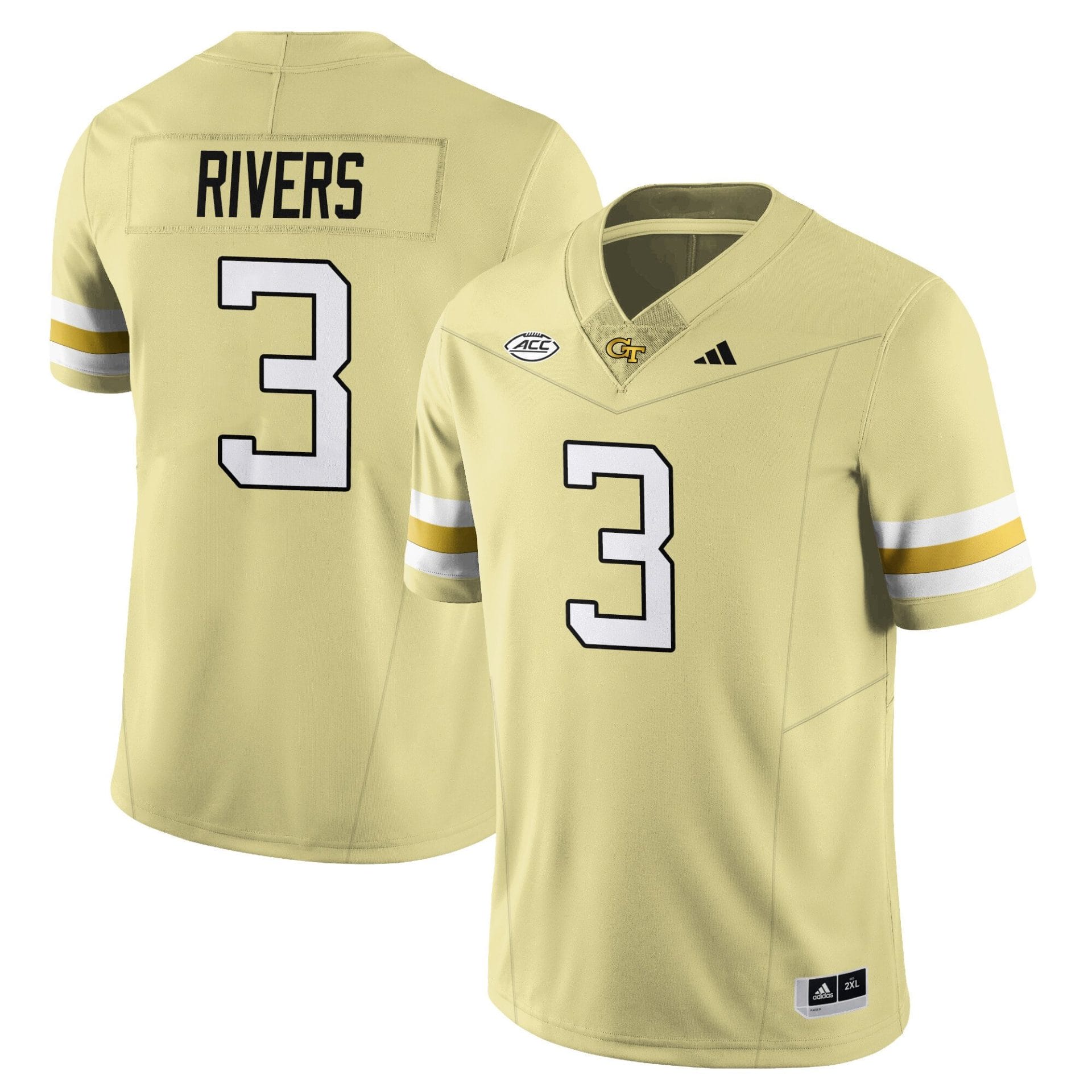 Eric Rivers Jersey #3 Georgia Tech Football 2025 Limited Football Stitched - Image 3