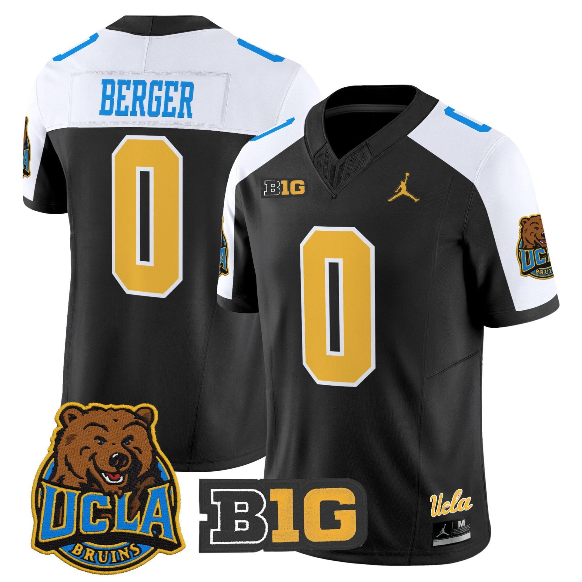 Jalen Berger Jersey #0 UCLA Bruins Jersey 2025 Vapor Stitched Football