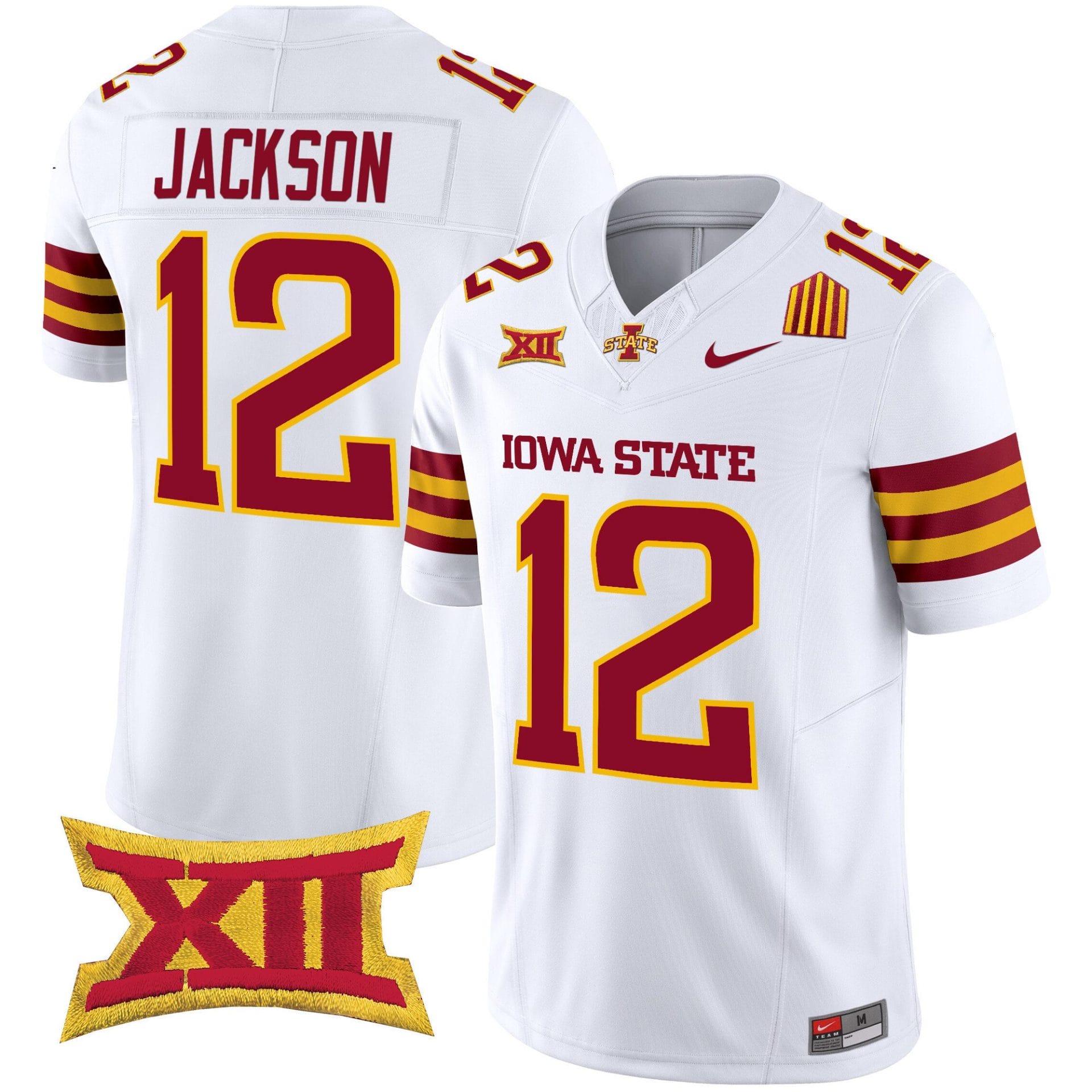 Jaylon Jackson Jersey #12 Iowa State Cyclones 2025 Stitched Football - Image 5