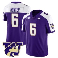 Jeremiah Hunter Jersey #6 Washington Husky 2025 Stitched Football