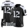 Joe Namath Jersey #12 Alabama Crimson Gothic Bama Blood Edition Stitched Football