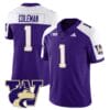 Jonah Coleman Jersey #1 Washington Husky 2025 Stitched Football