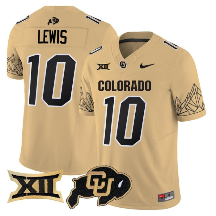 Julian Lewis Jersey #10 Colorado Buffaloes 2025 Limited V2 Stitched Football - Image 5