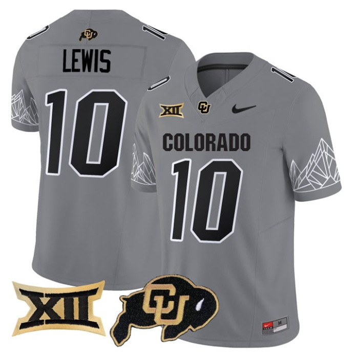 Julian Lewis Jersey #10 Colorado Buffaloes 2025 Limited V2 Stitched Football - Image 4