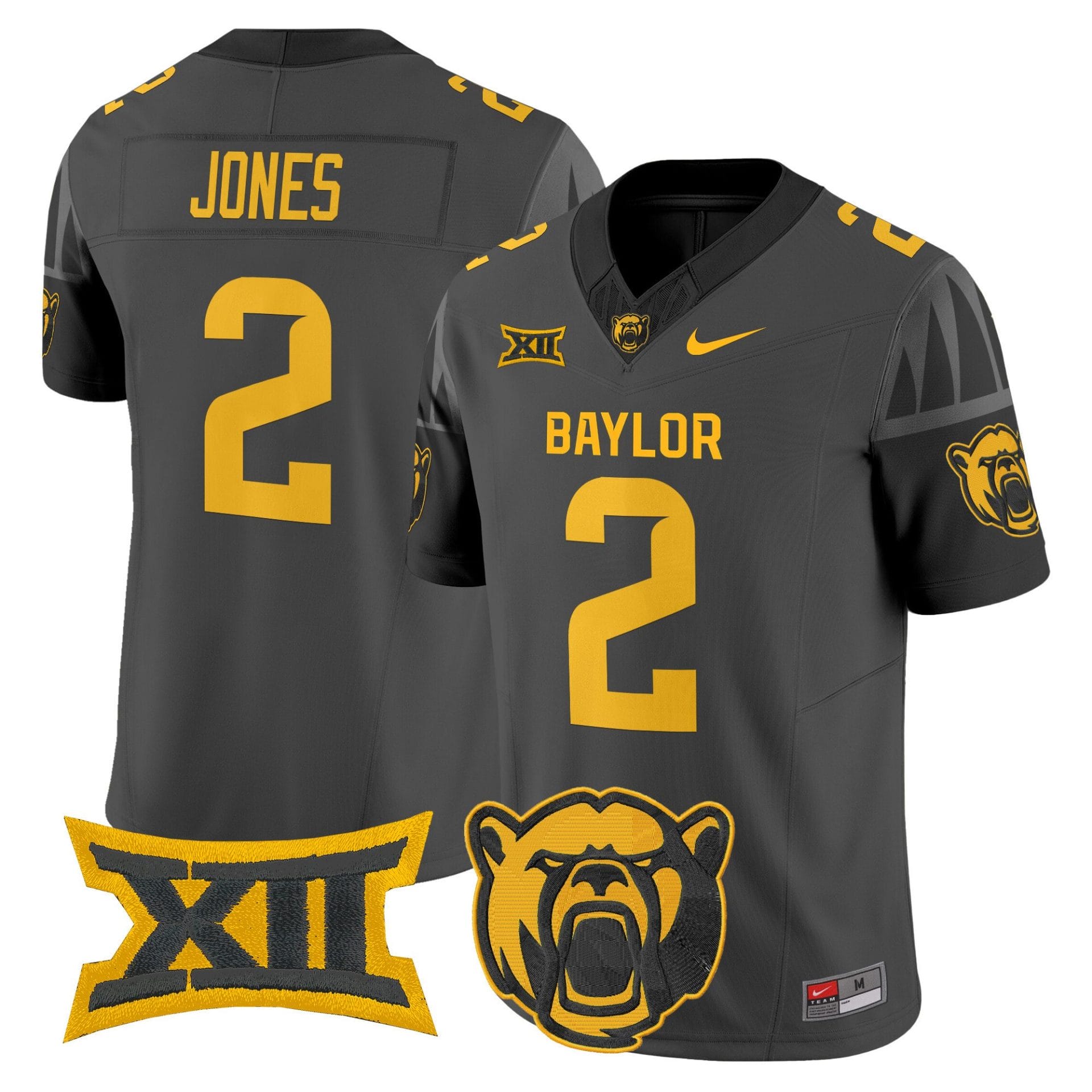 Matt Jones Jersey #2 Baylor Bears 2025 Vapor Limited Stitched Football