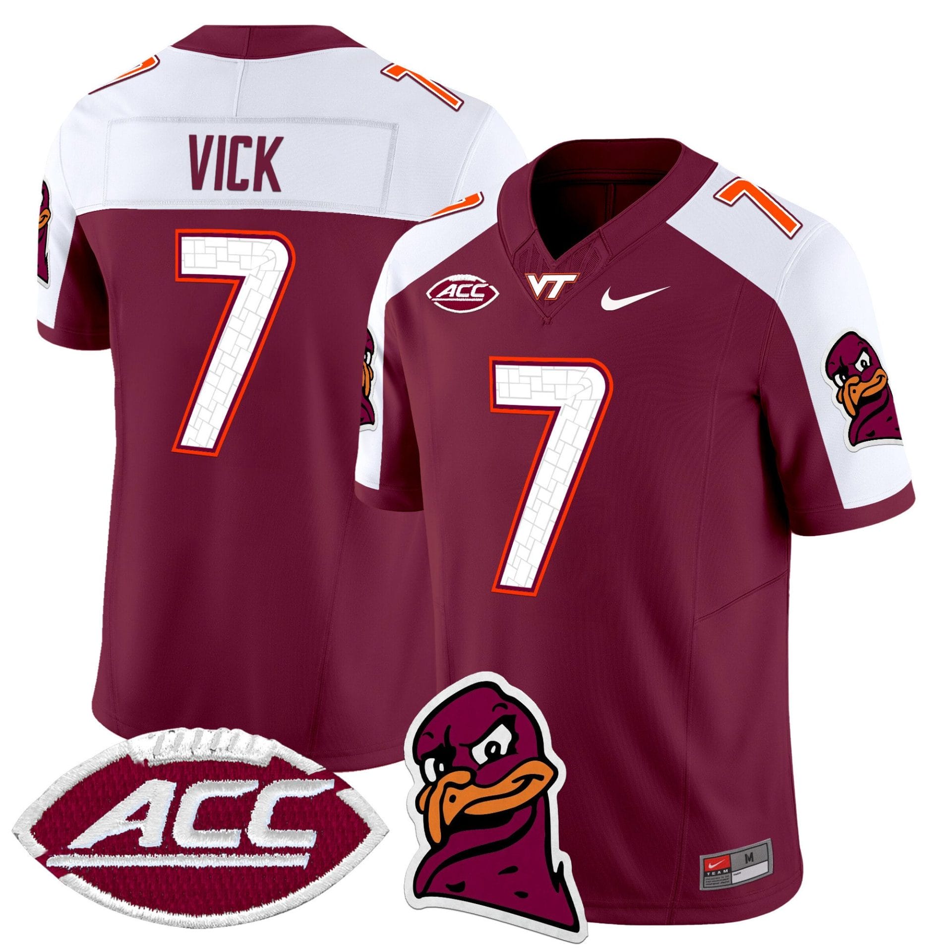 Michael Vick Jersey #7 Virginia Tech Hokies 2025 Stitched Football