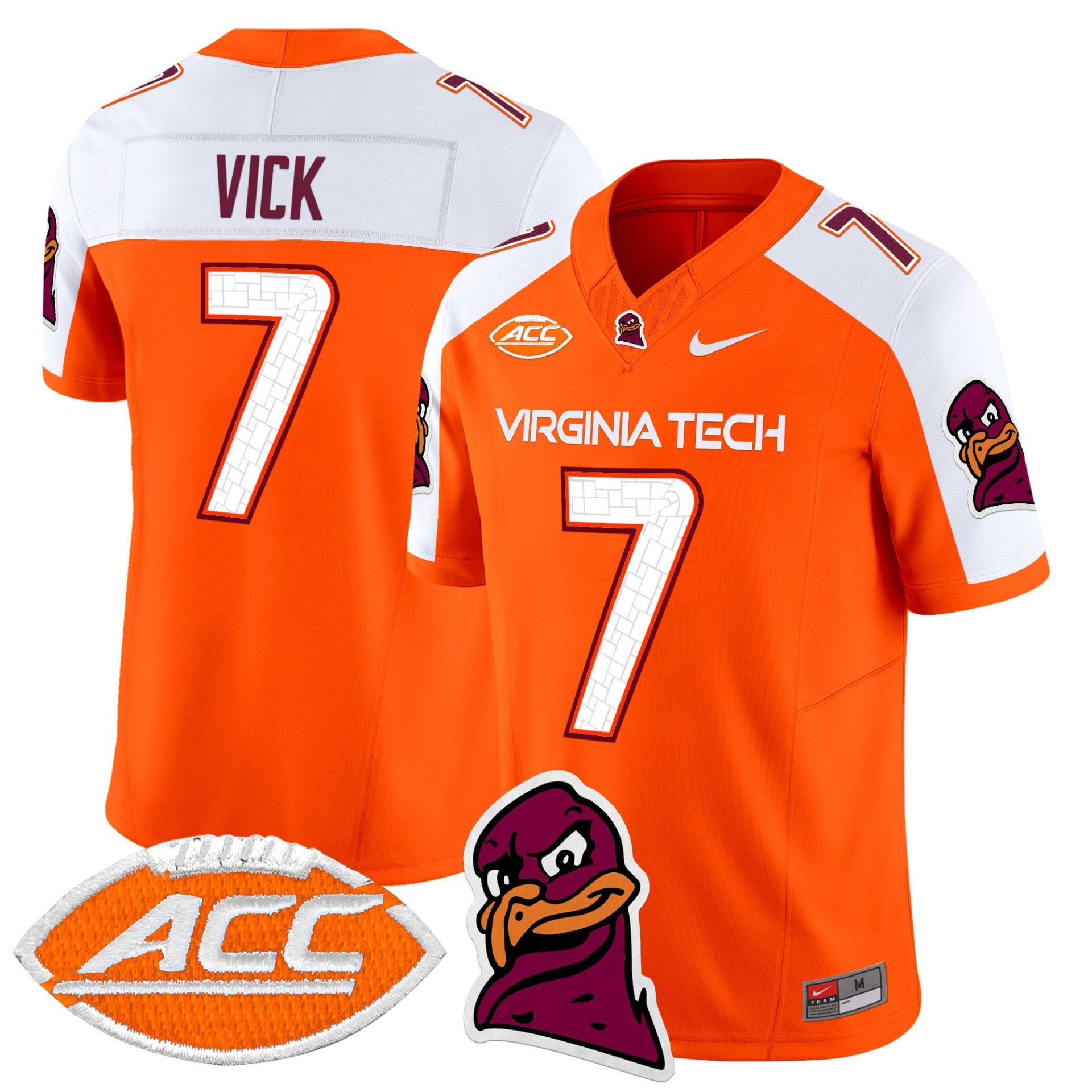 Michael Vick Jersey #7 Virginia Tech Hokies 2025 Stitched Football - Image 4