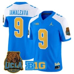 Alternative view of Nico Iamaleava Jersey #9 UCLA Bruins Jersey 2025 Vapor Stitched Football