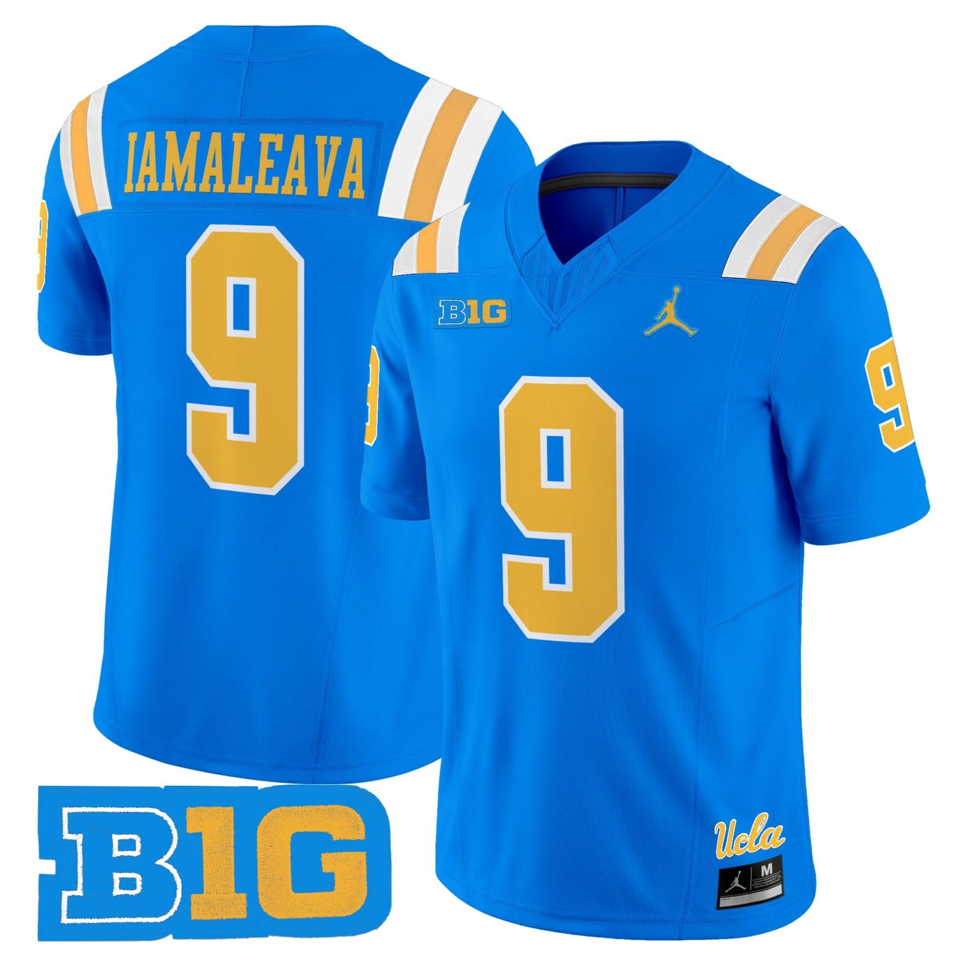 Nico Iamaleava Jersey #9 UCLA Bruins Jersey 2025 Vapor Stitched Football - Image 4