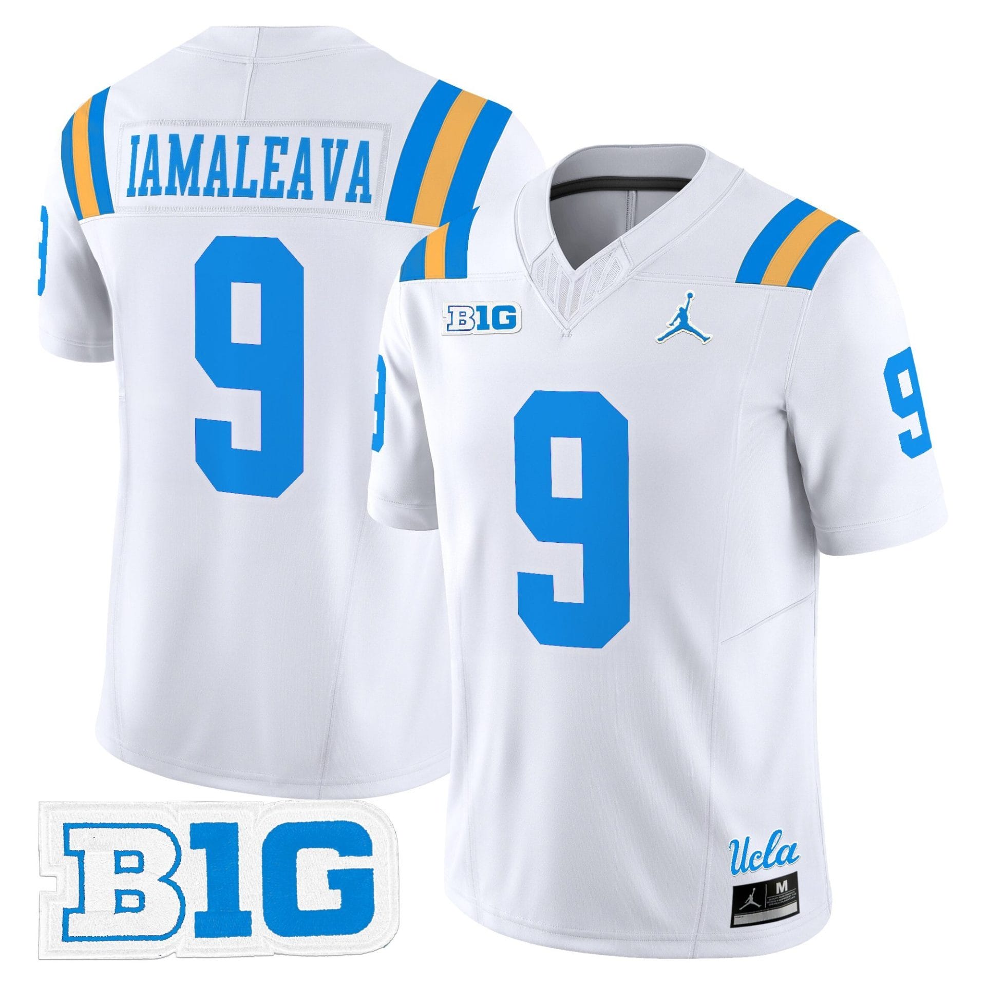 Nico Iamaleava Jersey #9 UCLA Bruins Jersey 2025 Vapor Stitched Football - Image 3