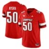 Pete Nygra Jersey #50 Louisville 2025 Vapor Limited Stitched Football