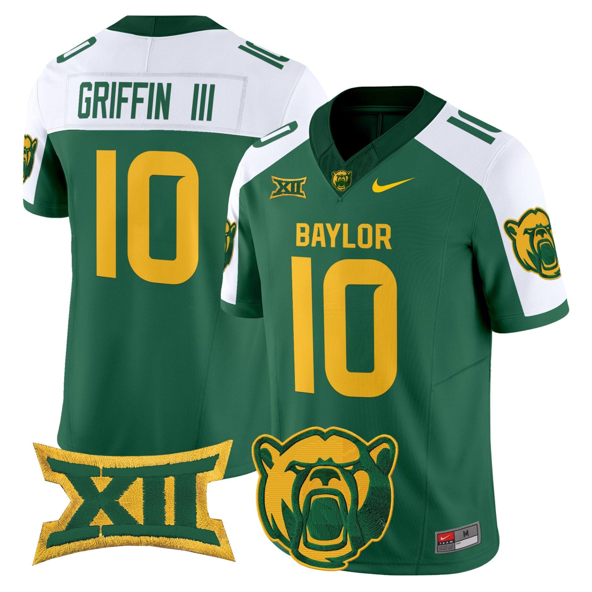 Robert Griffin III Jersey #10 Baylor Bears 2025 V2 Vapor Stitched Football - Image 4