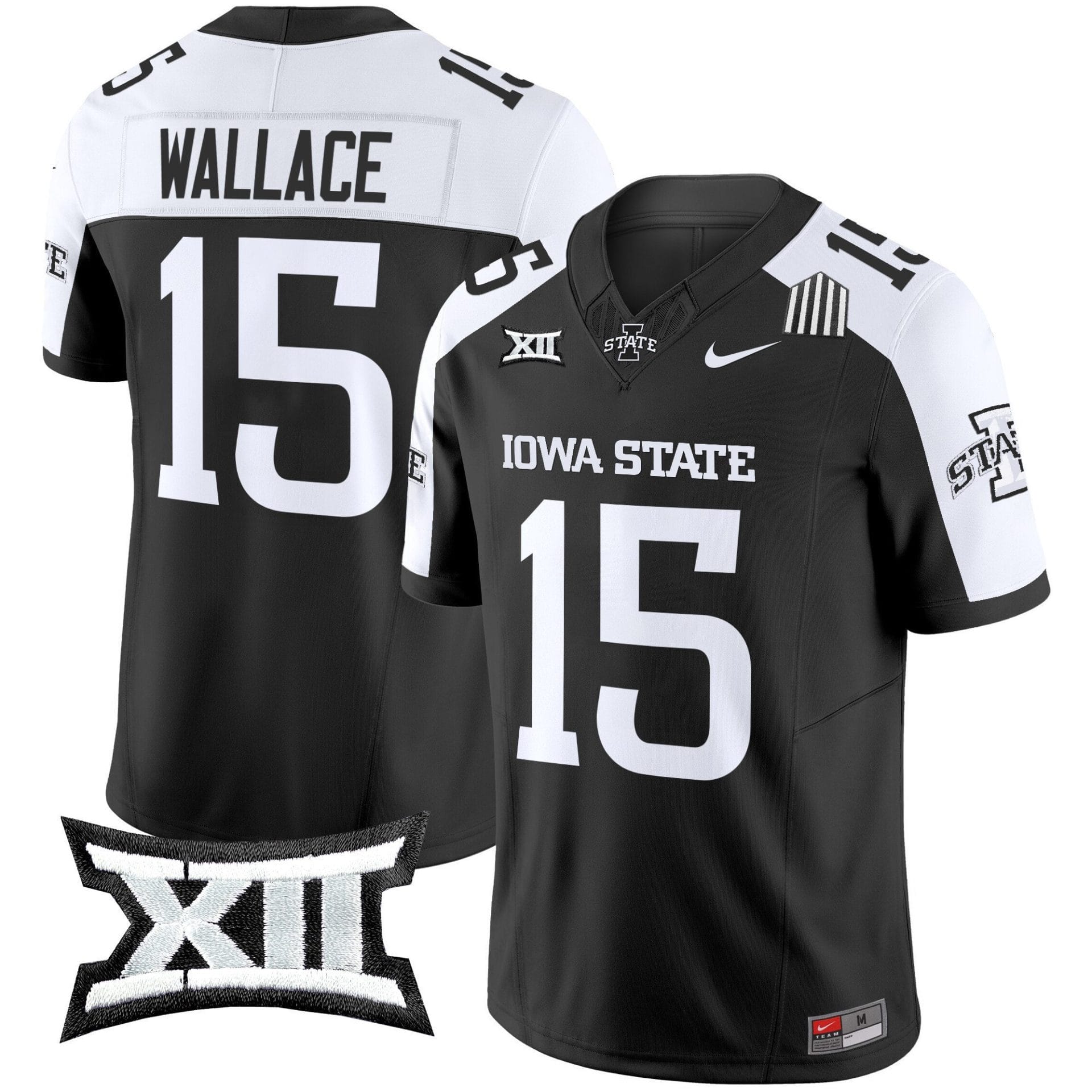 Seneca Wallace Jersey #15 Iowa State Cyclones 2025 Stitched Football