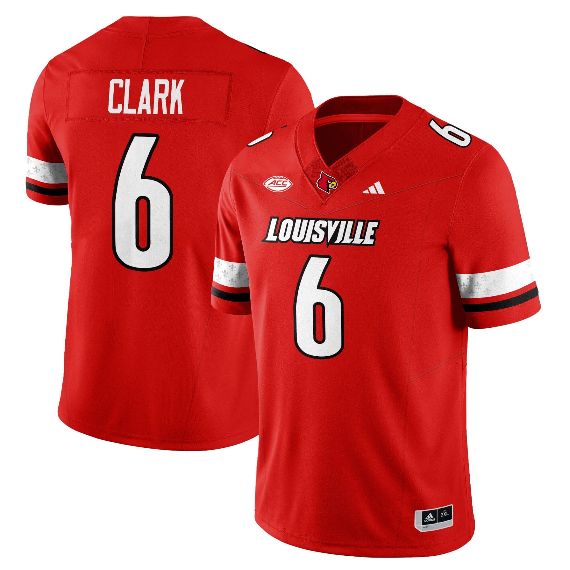 Stanquan Clark Jersey #6 Louisville 2025 Vapor Limited Stitched Football