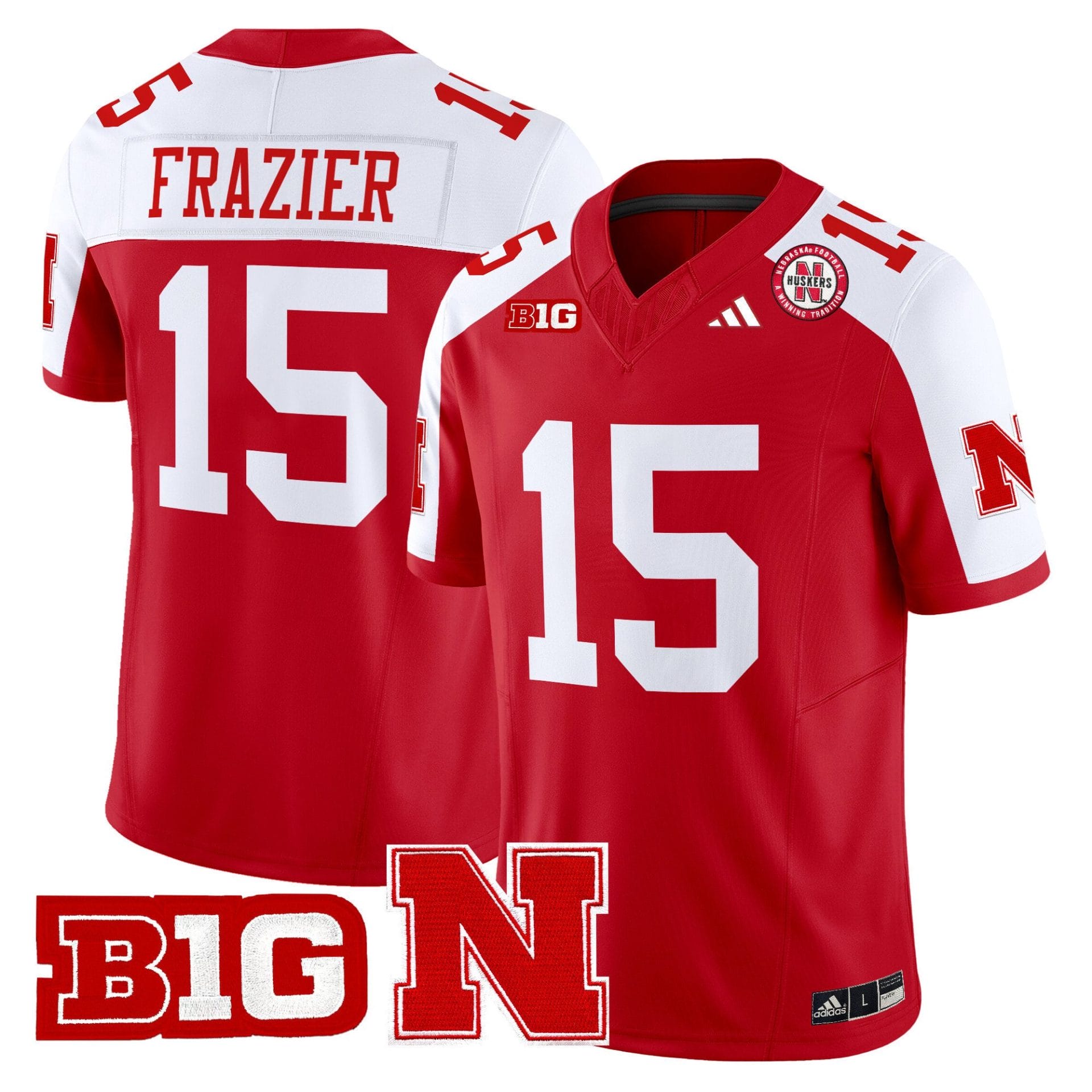 Tommie Frazier Jersey #15 Nebraska Cornhuskers 2025 Stitched Football - Image 4
