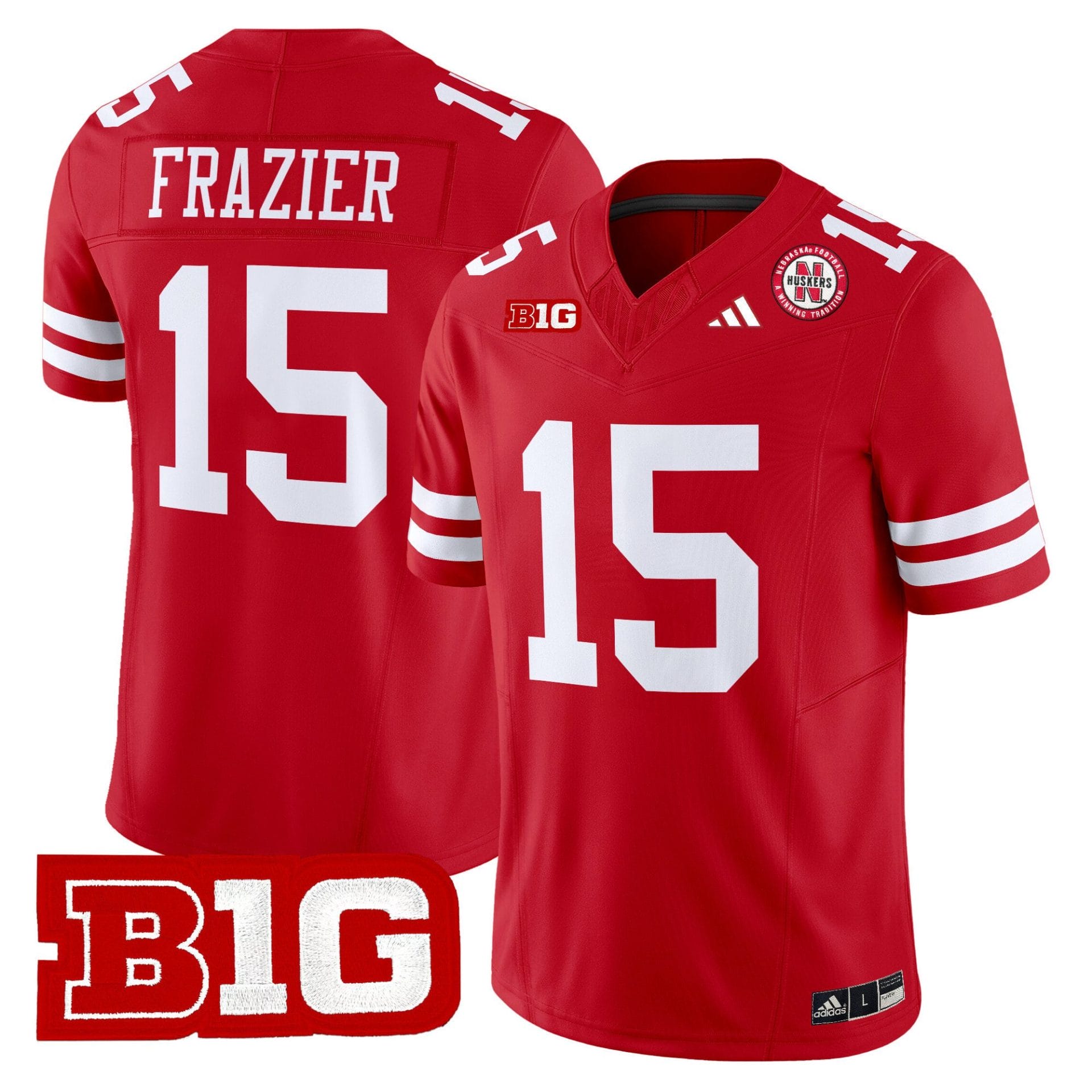 Tommie Frazier Jersey #15 Nebraska Cornhuskers 2025 Stitched Football - Image 3