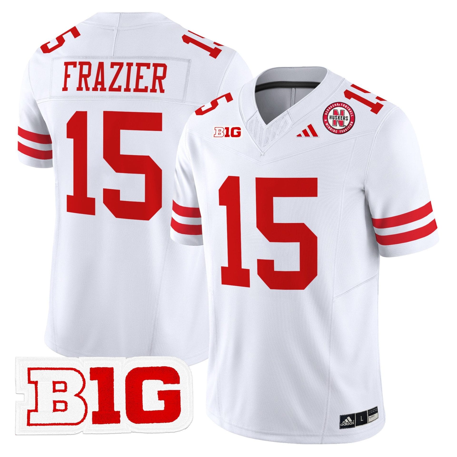 Tommie Frazier Jersey #15 Nebraska Cornhuskers 2025 Stitched Football - Image 2