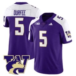 Zach Durfee Jersey #5 Washington Husky 2025 Stitched Football
