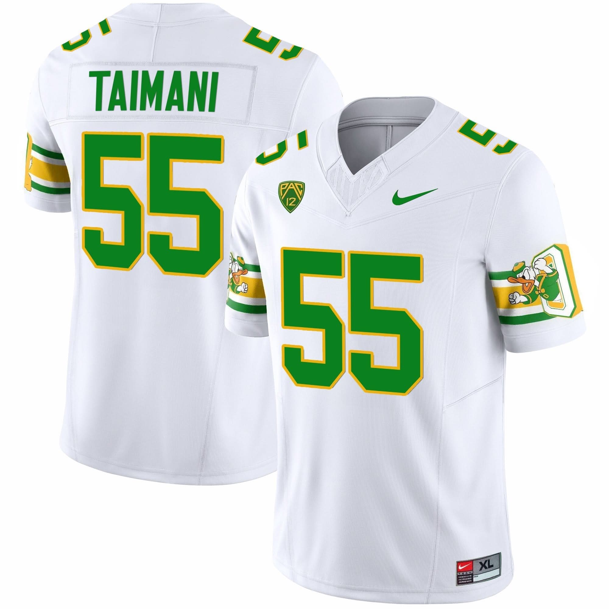 Oregon Ducks 'Mighty Oregon' 1984 Throwback Jersey V2 - Stitched - Image 5