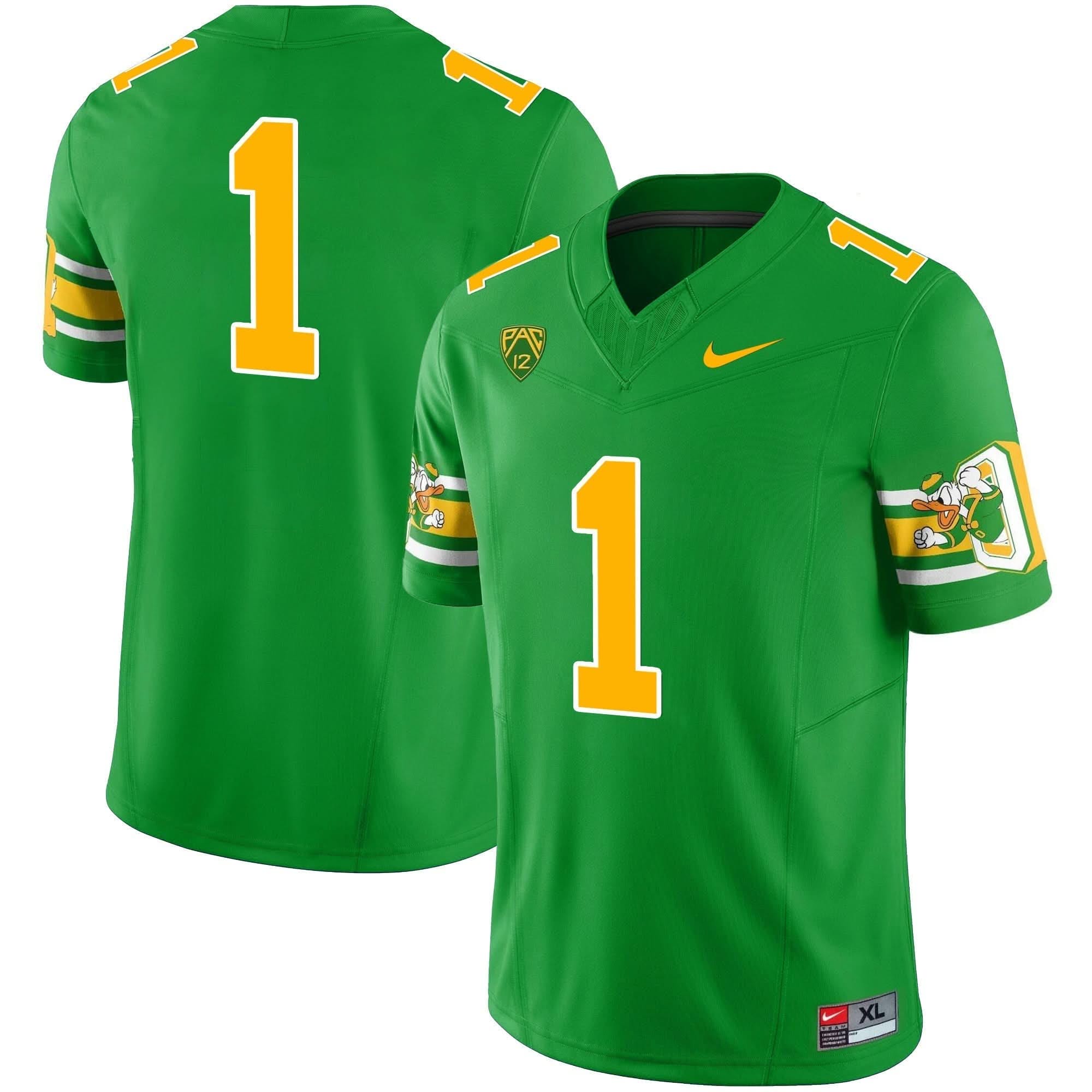 Oregon Ducks 'Mighty Oregon' 1984 Throwback Jersey V2 - Stitched - Image 33
