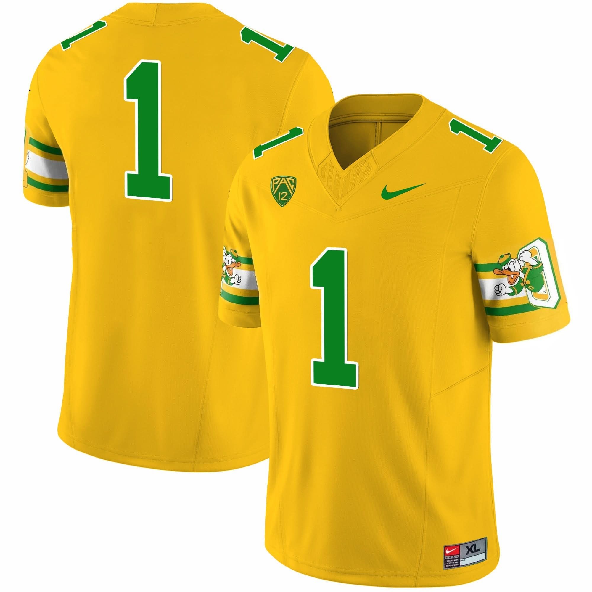 Oregon Ducks 'Mighty Oregon' 1984 Throwback Jersey V2 - Stitched - Image 14