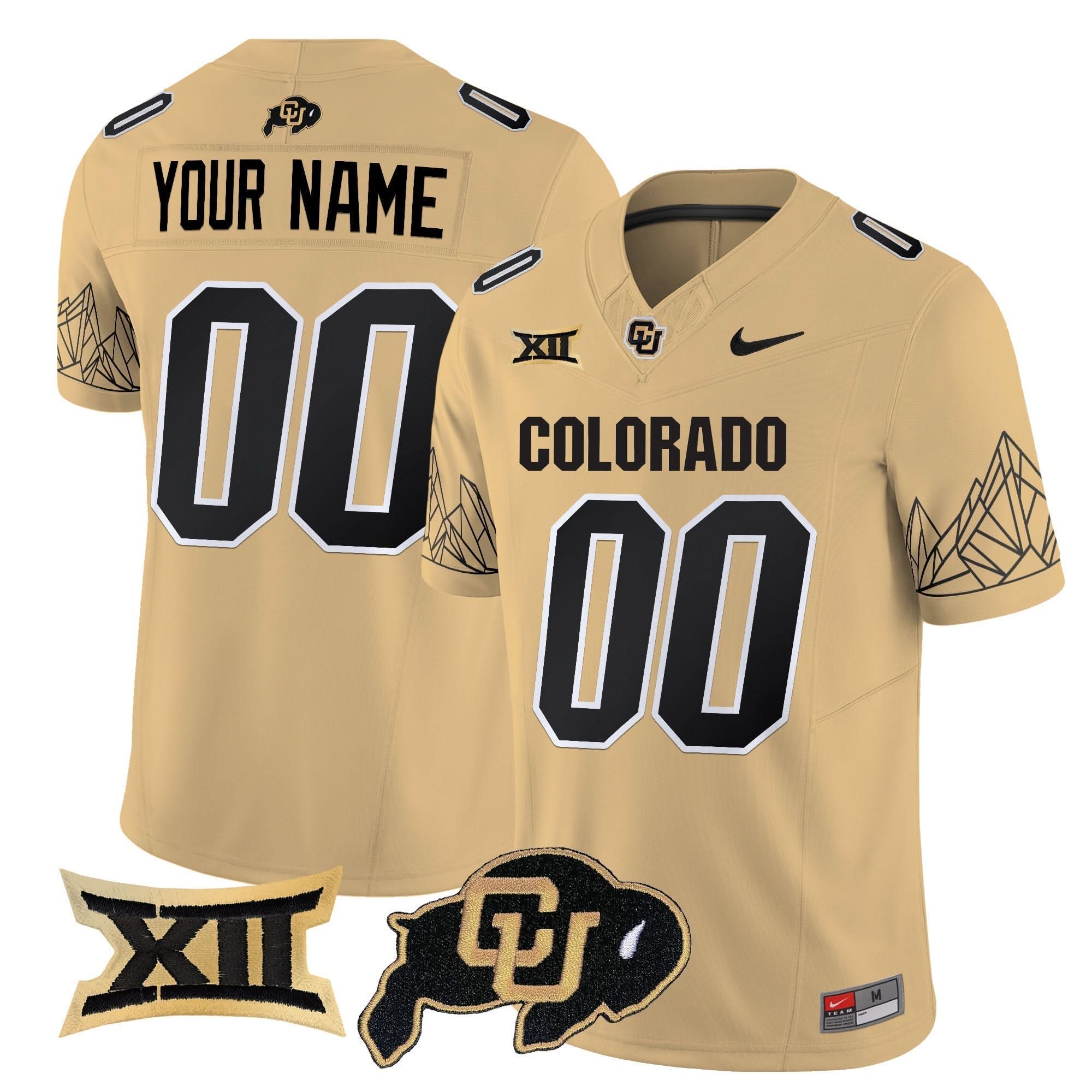 Custom Colorado Buffaloes Jersey Vapor Limited V3 - Big 12 XII Patch - All Stitched - Image 4