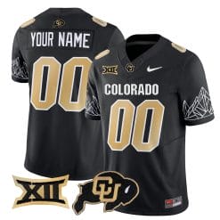 Custom Colorado Buffaloes Jersey Vapor Limited V3 - Big 12 XII Patch - All Stitched