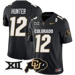 Alternative view of Colorado Buffaloes Vapor Limited Jersey V2 - Big 12 XII Patch - All Stitched