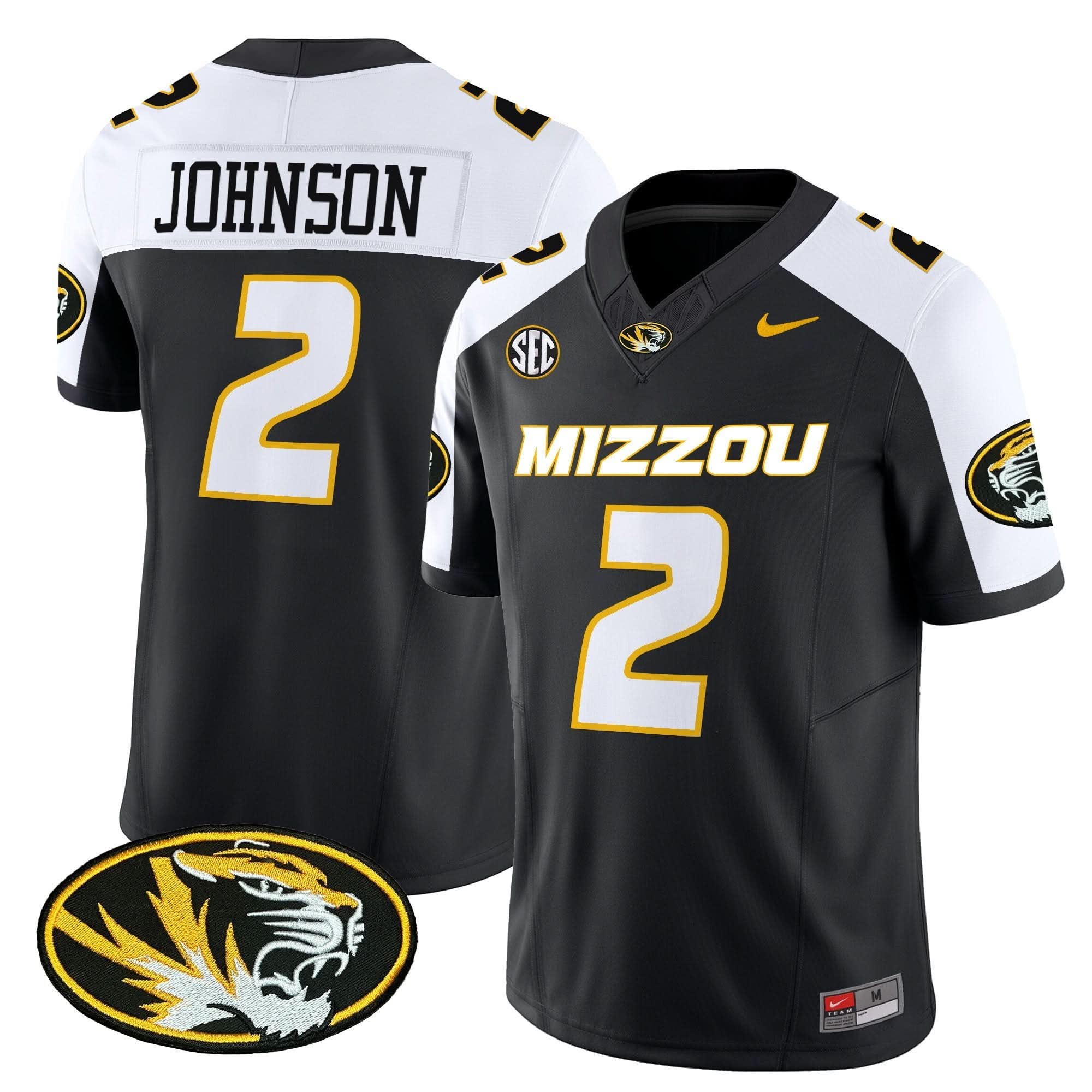 Missouri Tigers Vapor Limited Jersey - All Stitched - Image 30