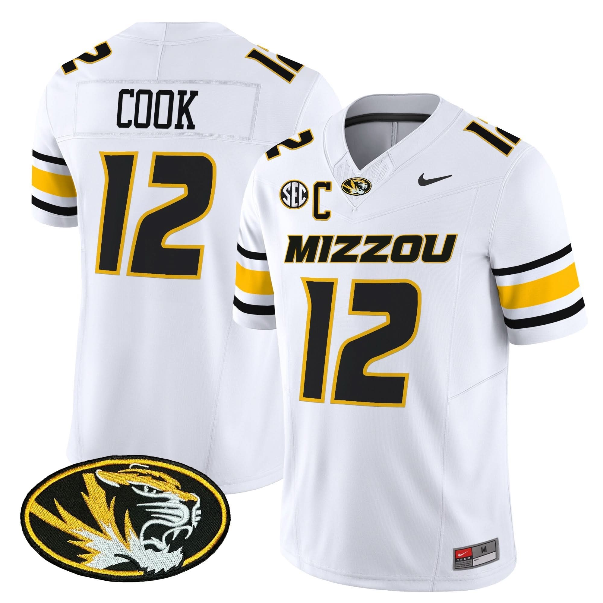 Missouri Tigers Vapor Limited Jersey - All Stitched - Image 22
