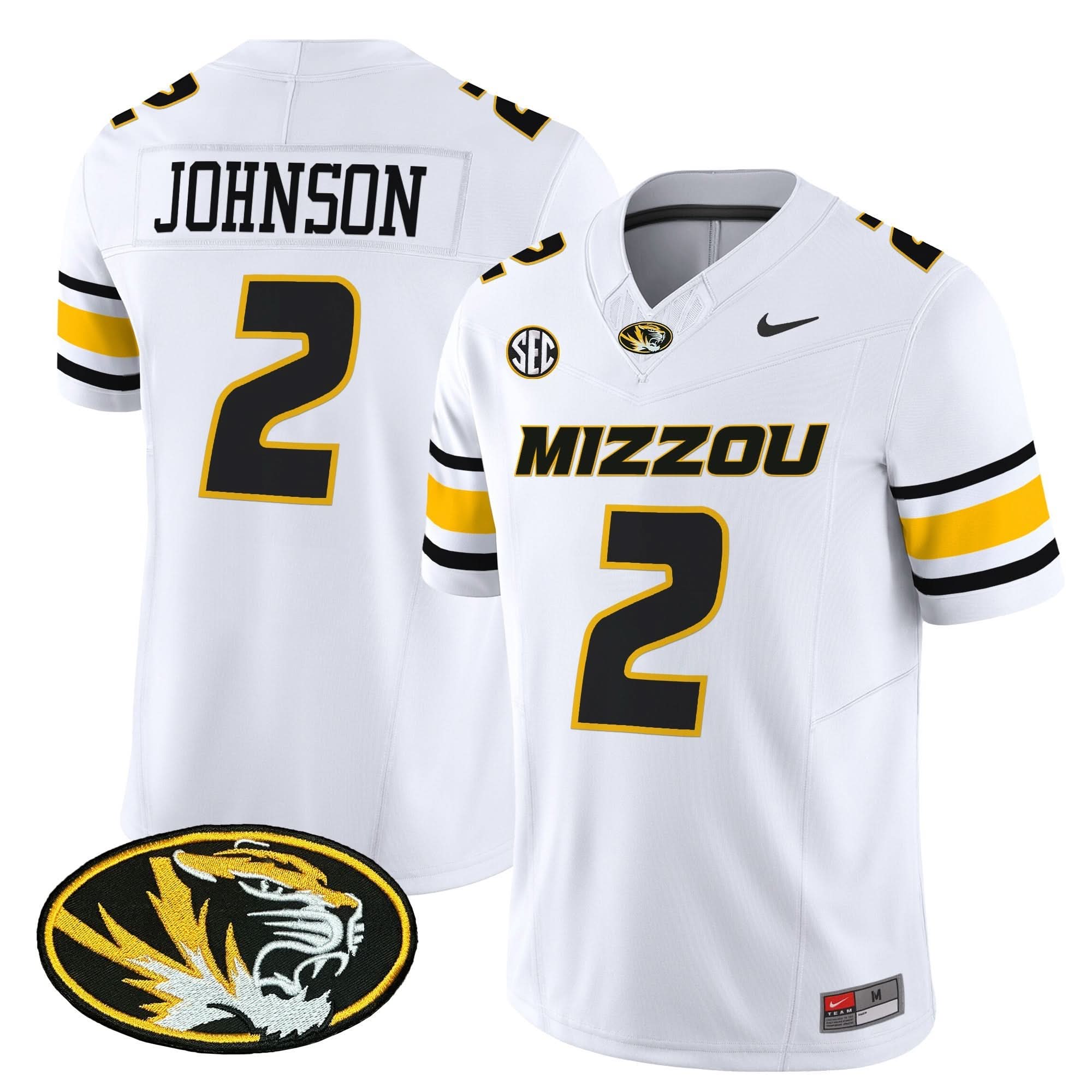 Missouri Tigers Vapor Limited Jersey - All Stitched - Image 26