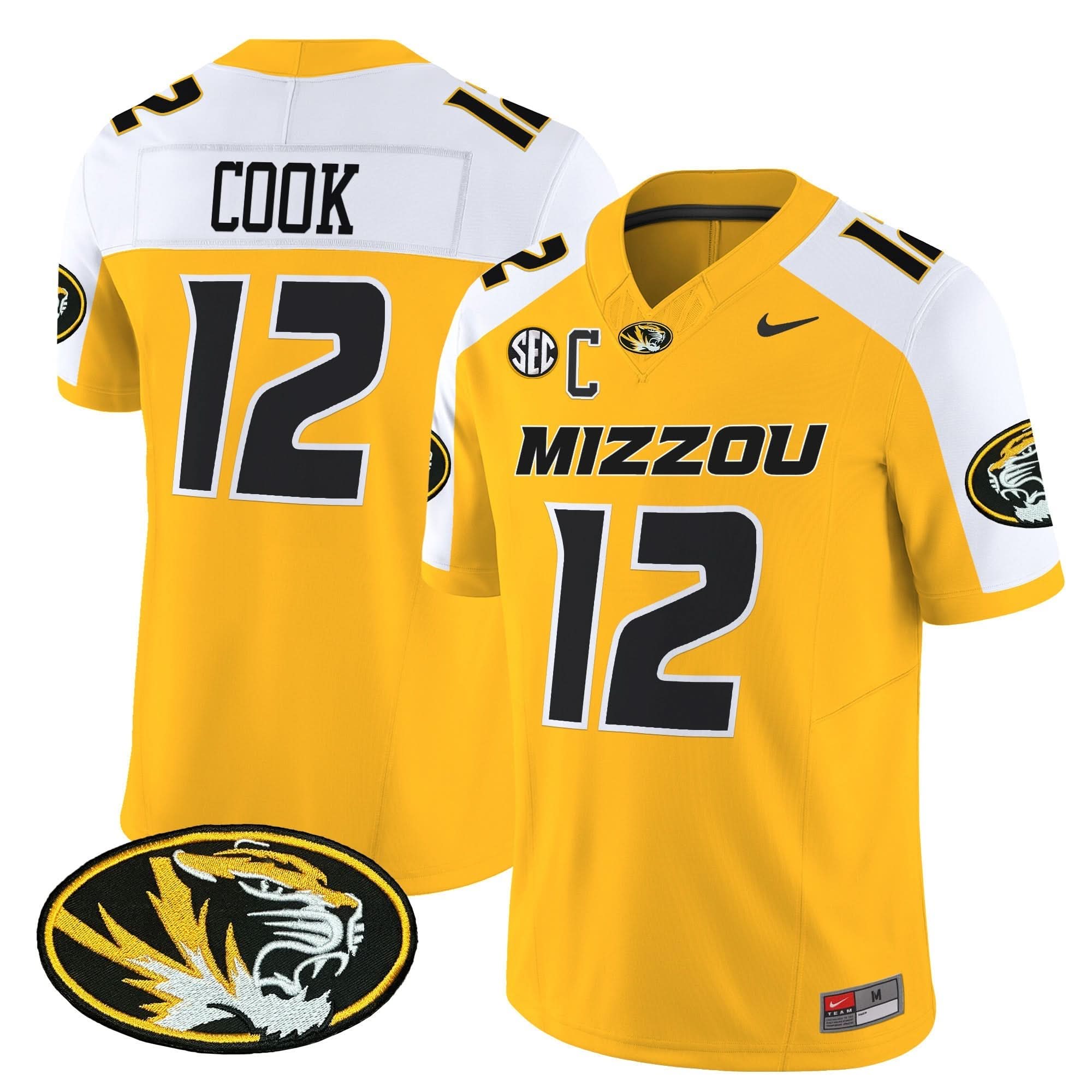 Missouri Tigers Vapor Limited Jersey - All Stitched - Image 34