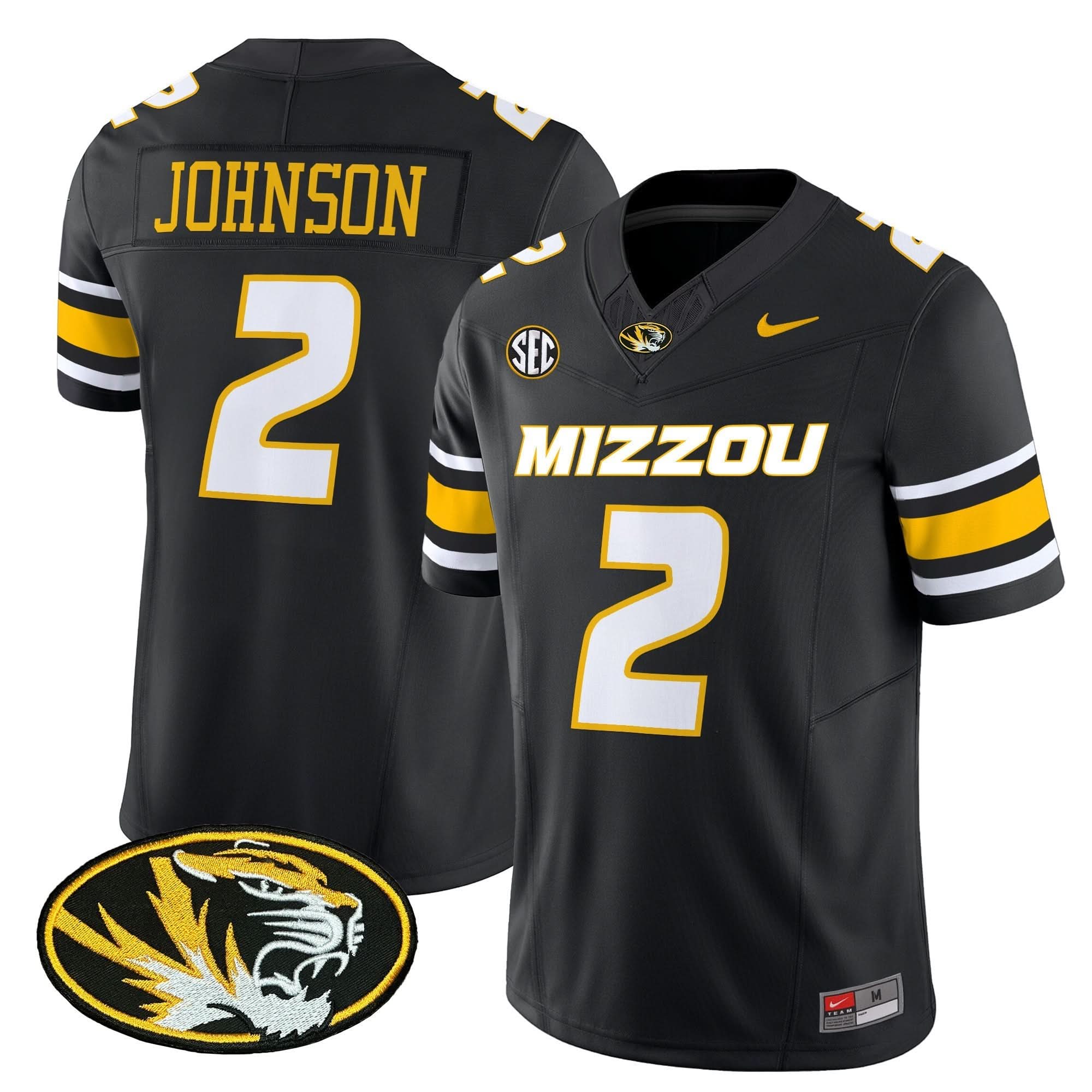 Missouri Tigers Vapor Limited Jersey - All Stitched - Image 10